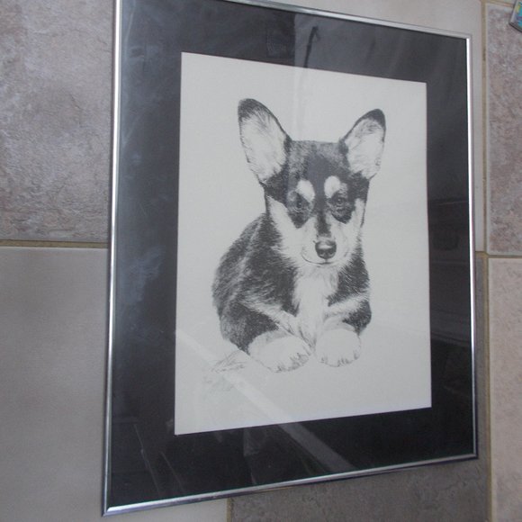 Vintage art 1991, 7/250 signed matted & framed approximately18.5"x15.5" - Picture 4 of 6